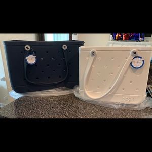 Bogg Bag SET Navy & White